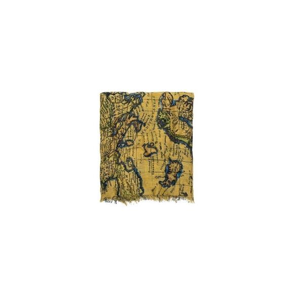 Patricia Nash European Map Scarf NWT - Picture 2 of 3